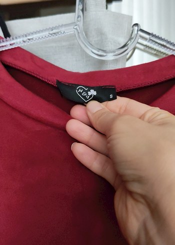 Bordo Midi Kadın Elbise, 88 cm - Görsel 3