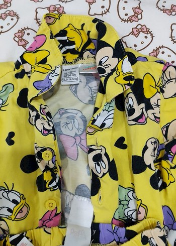 LC Waikiki Renkli Pop Kültür Kız Pijama Takımı