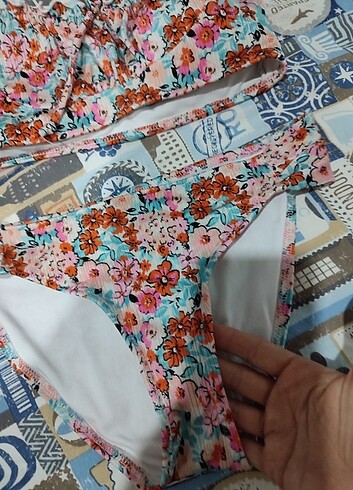 36 Beden pembe Renk Suwen bikini takımı 
