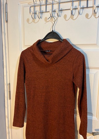 Kiremit Triko Elbise - Görsel 4