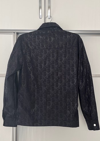 Dior Siyah Baskılı Denim Ceket - Görsel 2