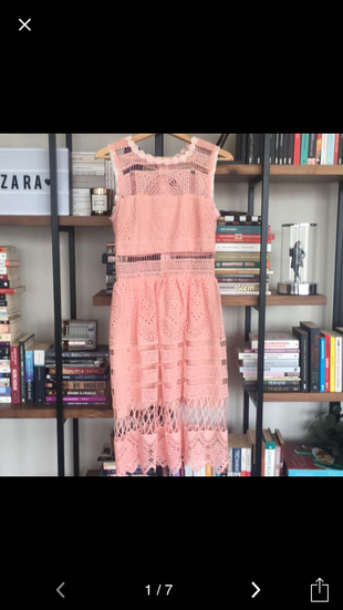 Pembe romantik elbise