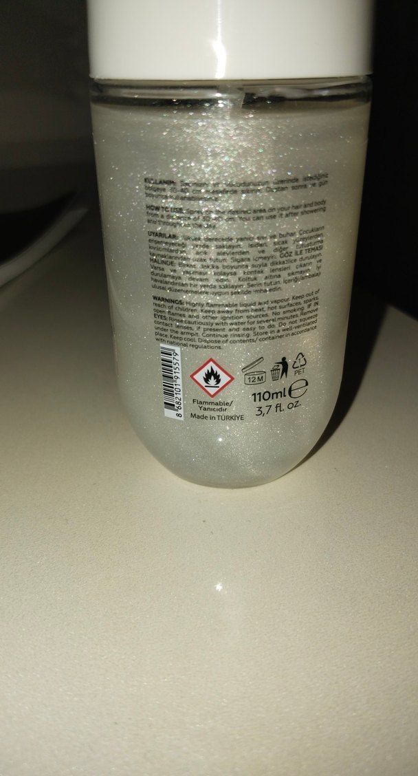 Colyen Luna saç ve vücut spreyi simli - Görsel 2