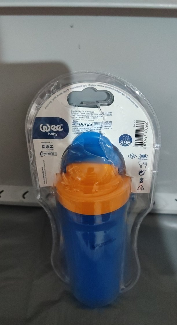 Renkli Mavi Wee Baby Biberon Kod 896 - Görsel 4