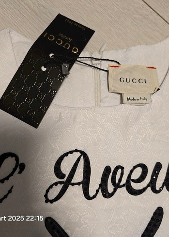10 Yaş Beden Gucci elbise