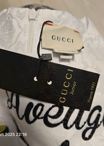 10 Yaş Beden çeşitli Renk Gucci elbise
