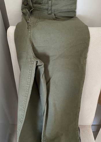 28 Beden gri Renk Haki renk kot pantolon