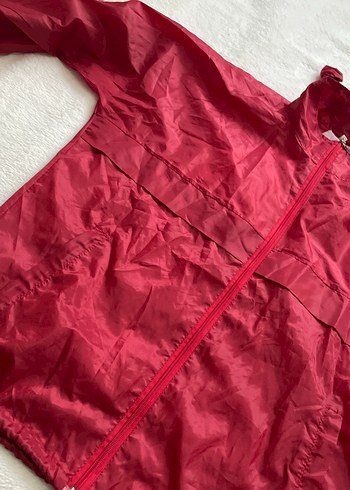 Erkek Kırmızı Fermuarlı Rüzgarlık - Görsel 6