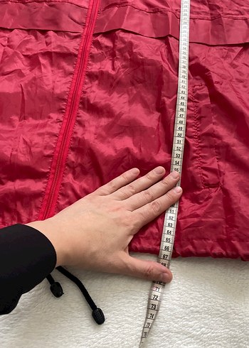 Erkek Kırmızı Fermuarlı Rüzgarlık - Görsel 5