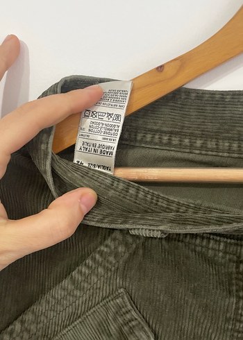 Gevşek Kesim Kadın Süet Bermuda Şort - Görsel 3