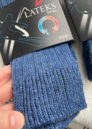 Lacivert Erkek Midi Çorap, LATEKS - Görsel 2