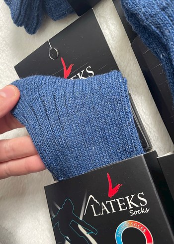 Lacivert Erkek Midi Çorap, LATEKS - Görsel 3