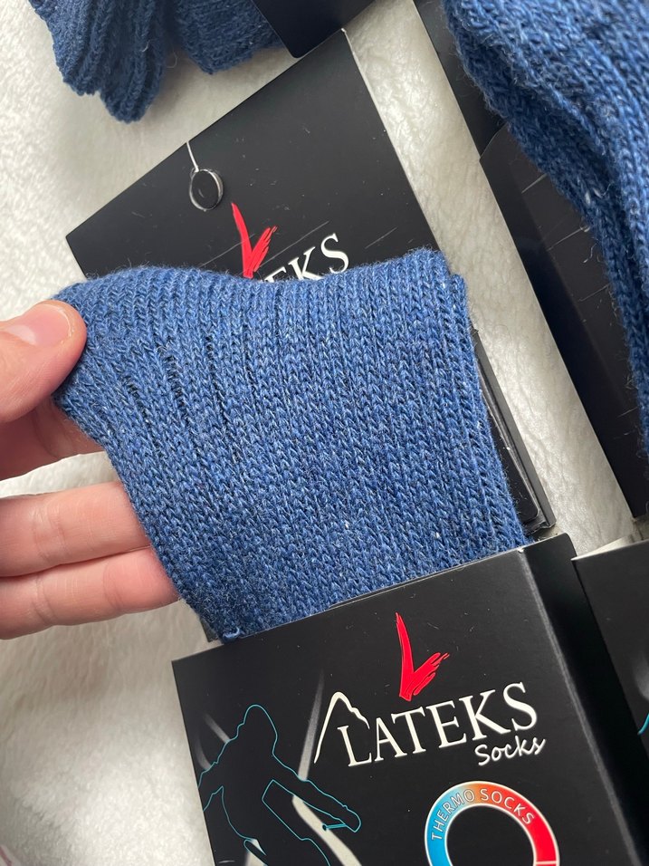 Lacivert Erkek Midi Çorap, LATEKS - Görsel 3
