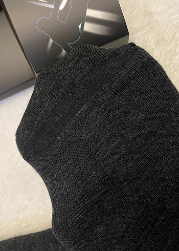 Erkek Kısa Gri Çorap - Görsel 3