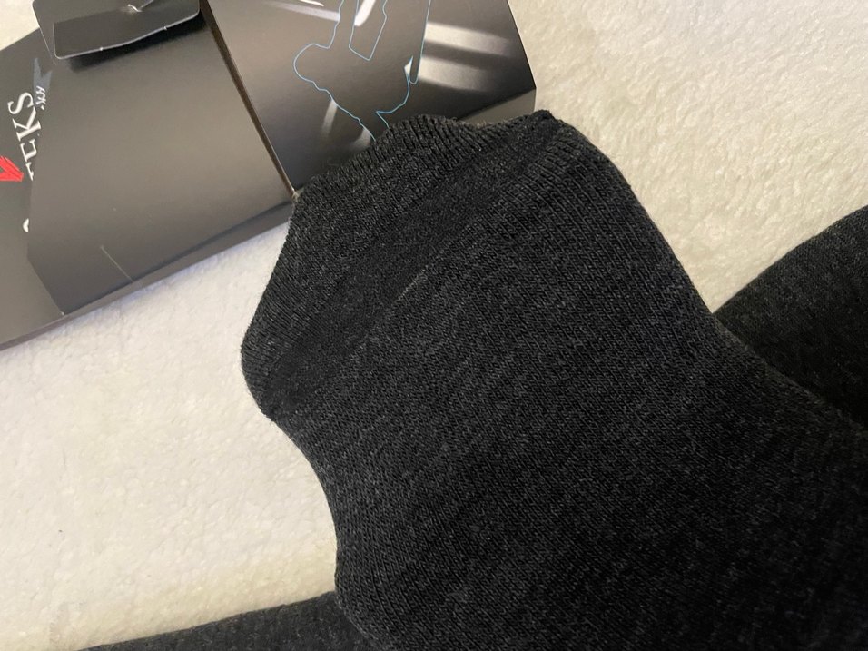 Erkek Kısa Gri Çorap - Görsel 3