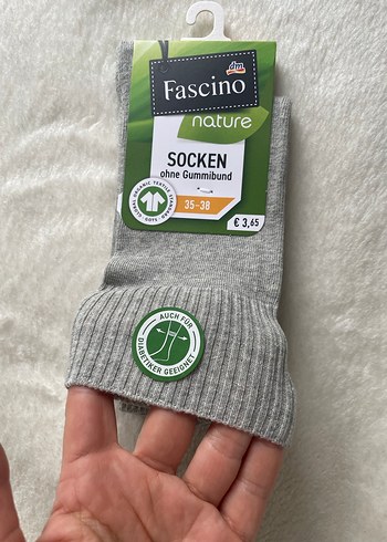 Fascino Nature Gri Erkek Çorap 35-38 - Görsel 2