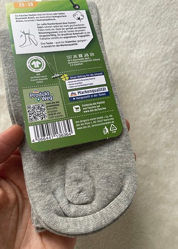 Fascino Nature Gri Erkek Çorap 35-38 - Görsel 4