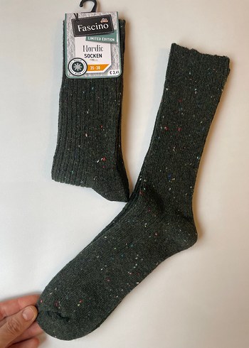 Fascino Gri Desenli Erkek Çorap - Görsel 2