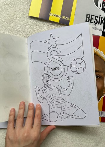 1 adet boyama kıtabı stıcker ve maske - Görsel 4