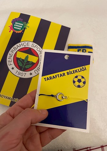 Fenerbahçe Taraftar Bilekliği ve Boyama Kitabı - Görsel 2