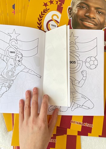 Galatasaray Boyama Kitabı Stickerlı - Görsel 8