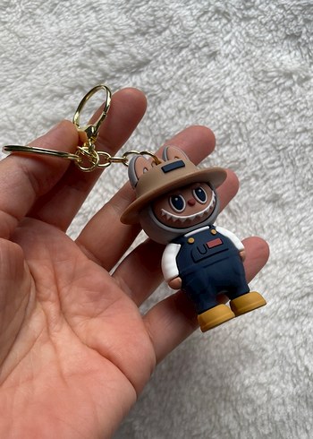 Kahverengi Tokalı Kadın Anahtarlık - Görsel 2