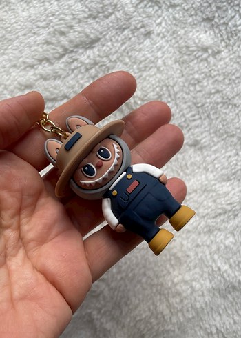 Kahverengi Tokalı Kadın Anahtarlık - Görsel 5