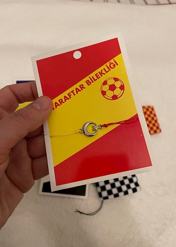 Renkli Velcro Baskılı Taraftar Bilekliği - Görsel 4