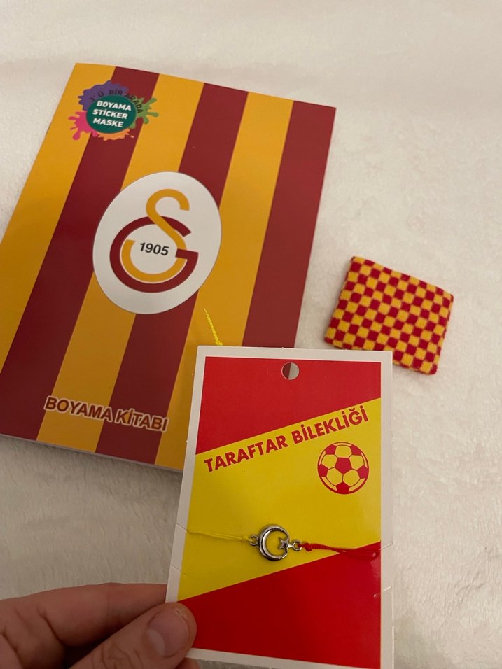 Renkli Velcro Baskılı Taraftar Bilekliği - Görsel 3