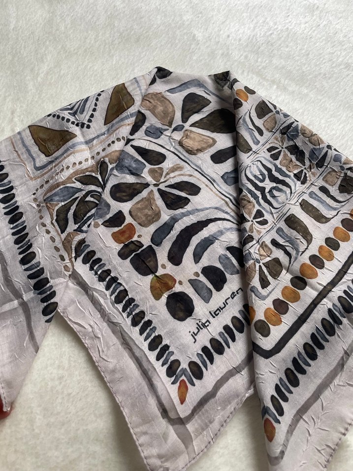 Boncuk Detaylı Bej Bohem Kadın flar - Görsel 2