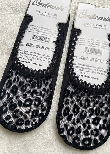 Kadın Siyah Leopar Desenli - Görsel 4