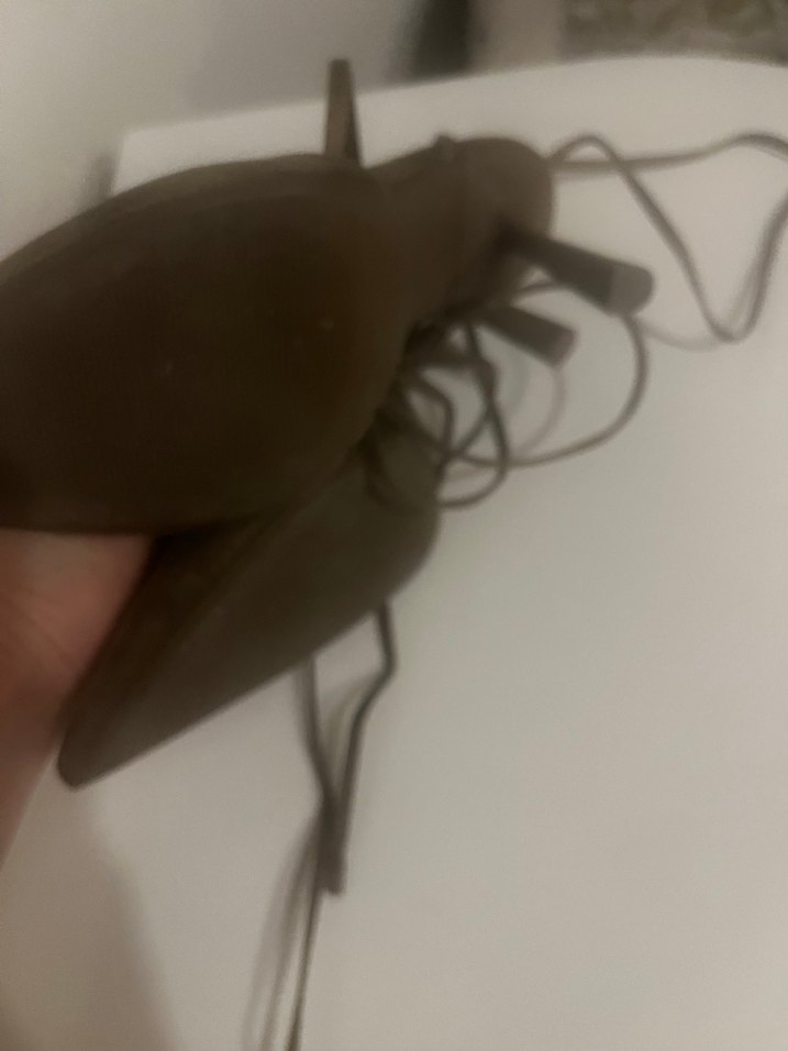 Bej Süet Stiletto Topuklu Kadın Ayakkabı - Görsel 4