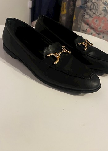 Tokalı Siyah Kadın Loafer - Görsel 3