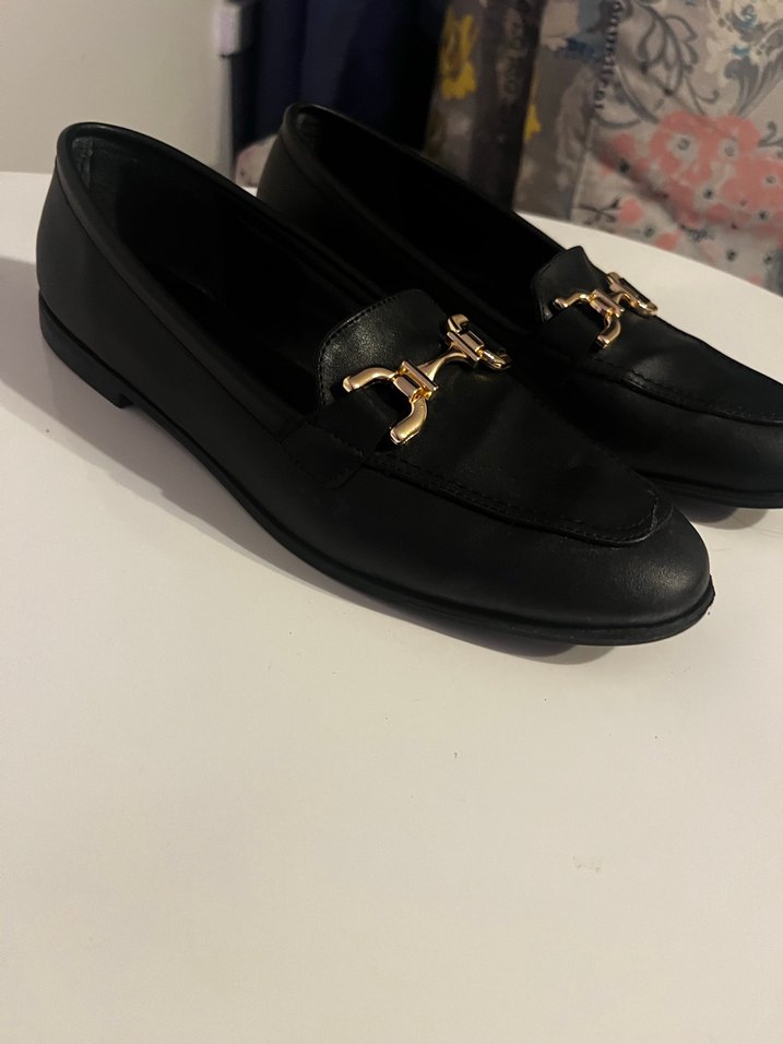 Tokalı Siyah Kadın Loafer - Görsel 3