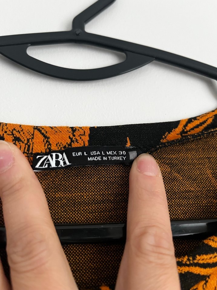 Kahverengi Desenli Uzun Bohem Elbise - Görsel 4