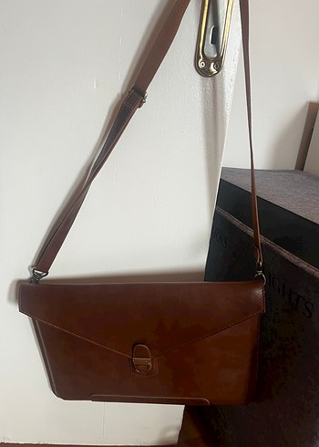Kahverengi Vintage Erkek Evrak Çantası - Görsel 5