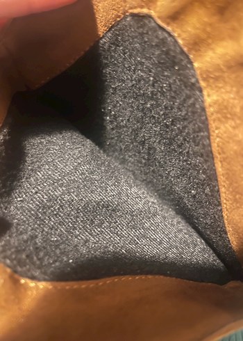 Kahverengi Nakışlı Süet Bohem Kadın Çizme - Görsel 3