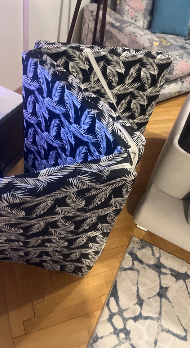 Gri Baskılı Desenli yer yatak - Görsel 2