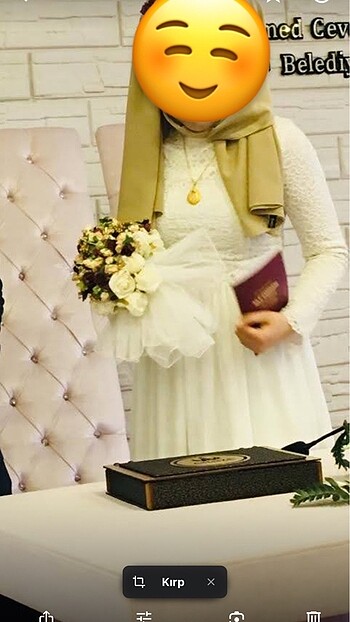 36 Beden nikah elbisesi