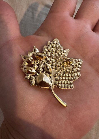 Payetli Vintage Broş - Bohem Tarzda - Görsel 3