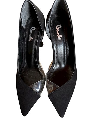 Klasik Siyah Kadın Topuklu Stiletto - Görsel 3