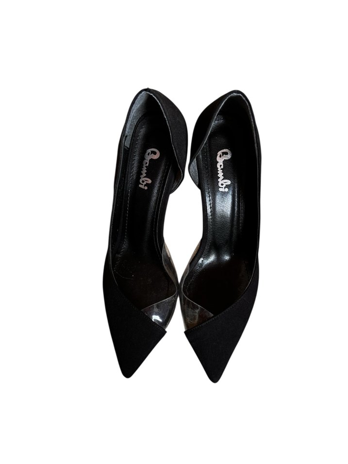 Klasik Siyah Kadın Topuklu Stiletto - Görsel 2