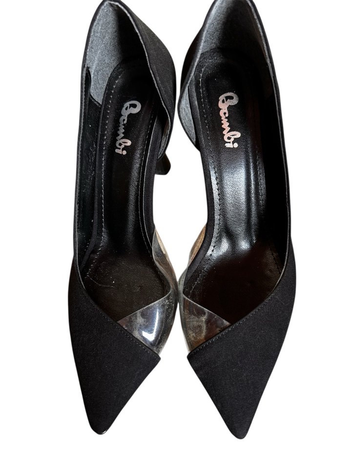 Klasik Siyah Kadın Topuklu Stiletto - Görsel 3