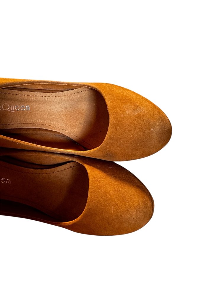 Camel tonları Süet Tokalı Stiletto Topuklu Ayakkabı - Görsel 2