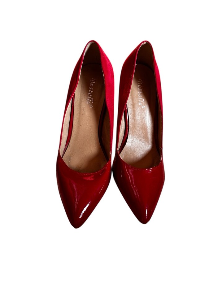 Kırmızı topuklu  stiletto - Görsel 3