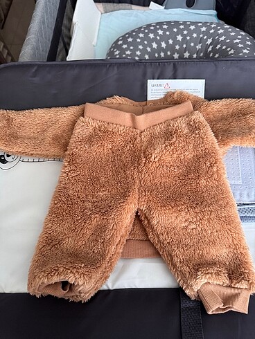 Yenidoğan Beden kahverengi Renk Giyilmemiş kışlık bebek takım
