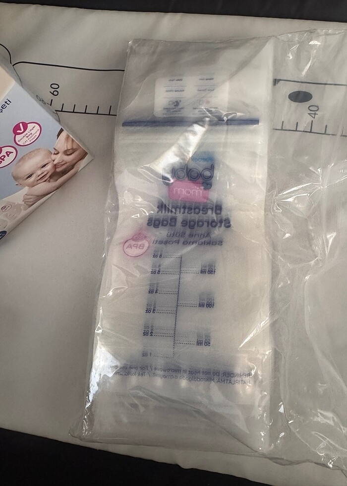 Baby mom anne sütü saklama poşeti - Görsel 2