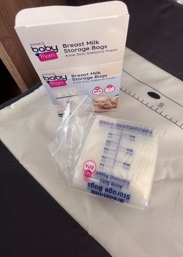 Baby mom anne sütü saklama poşeti - Görsel 3