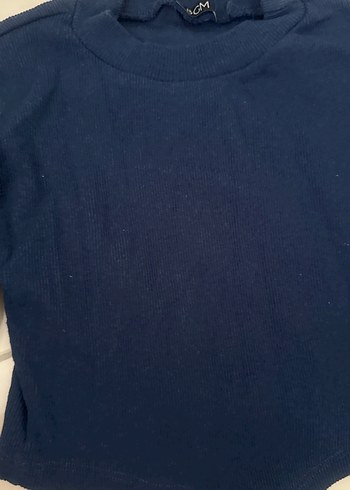 Diğer Uzun kollu kısa bel bağcıklı bluz
