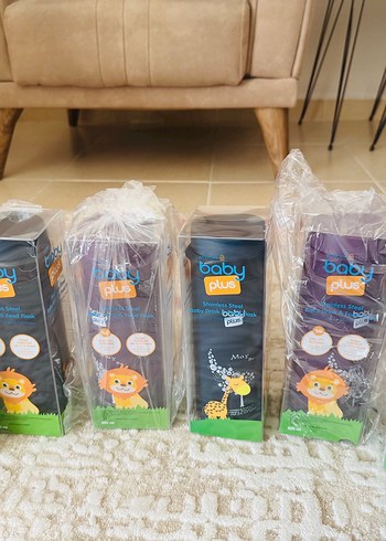 Çocuklar için renkli termos şişe Baby Plus